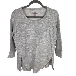 Style & Co. Sport Women's Top 3/4-Sleeve Side Zippers Size L