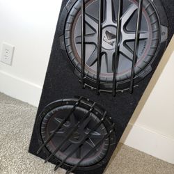 2 ( 12 Inch) Kicker Comp R Subwoofers 