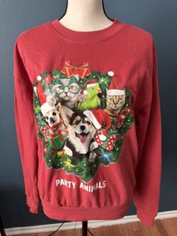Red Party Animals Sweater