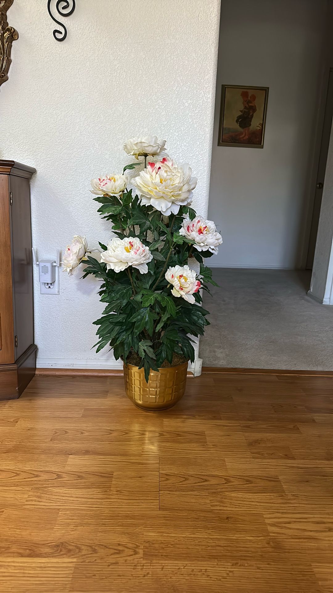 Faux Peonies Floral Decor