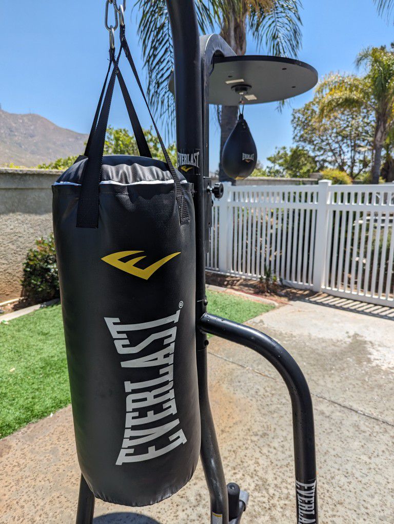 Everlast Stand, Punching Bag, and Speed Bag