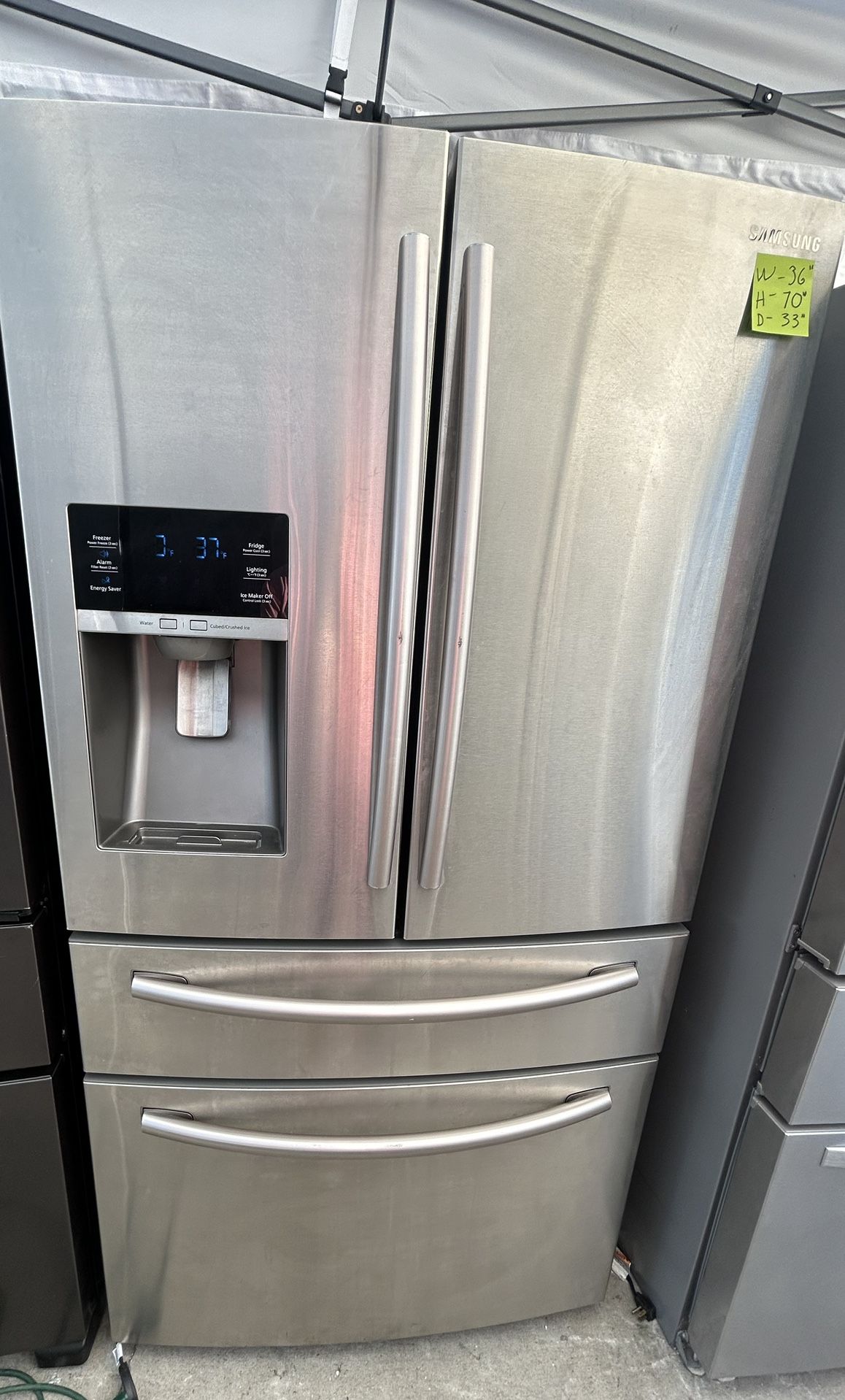 Samsung Beautiful Stainlees steel 4 Doors Refrigerator