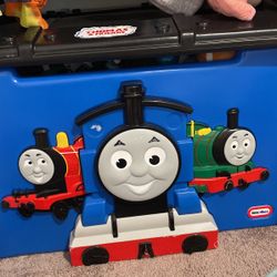 Thomas Train Toy Bin/Chest BEST OFFER Comes w Thomas Playset