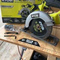 RYOBI ONE+ HP 18V Brushless Cordless Compact 6-1/2 in. Circular Saw (Tool Only)