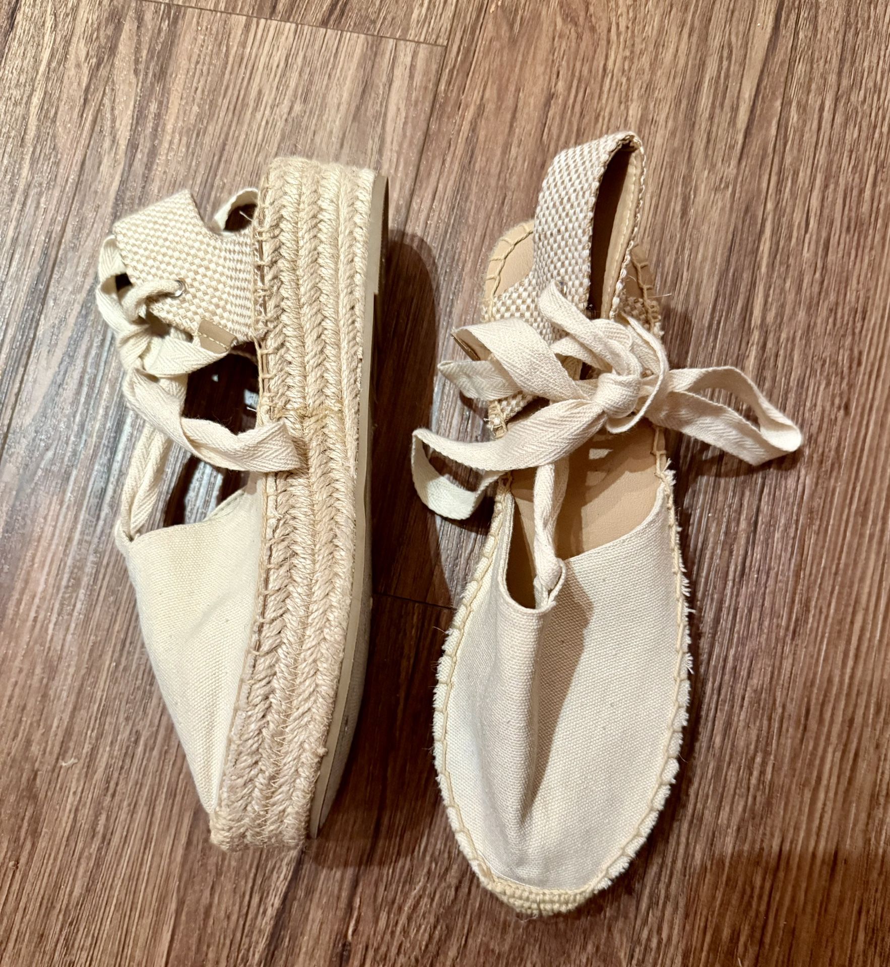 Cream Espadrilles Shoes