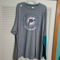 Miami Dolphins 3XL Long Sleeve Shirts