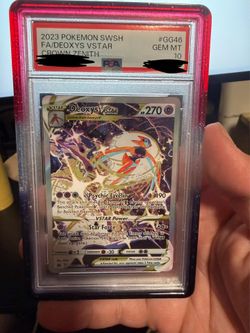 pokemon crown zenith deoxys vstar psa 10