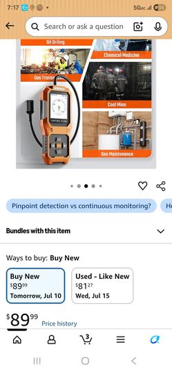 Toptes Pt-8305 gas leak detector