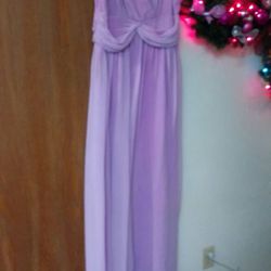 BN Purple Shiffon Evening Gown