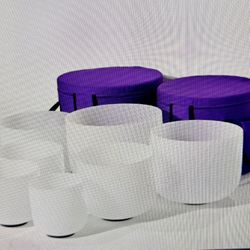Crystal Singing Bowl Set Of  Seven Chakra Tuned