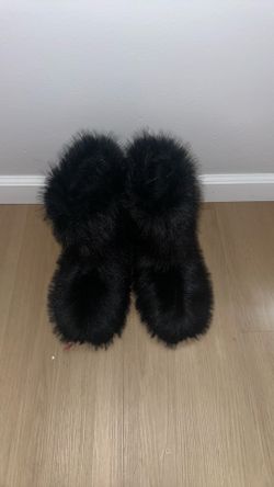 Furry boots