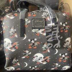Loungefly Disney Mickey Vampire and Minnie Witch Satchel