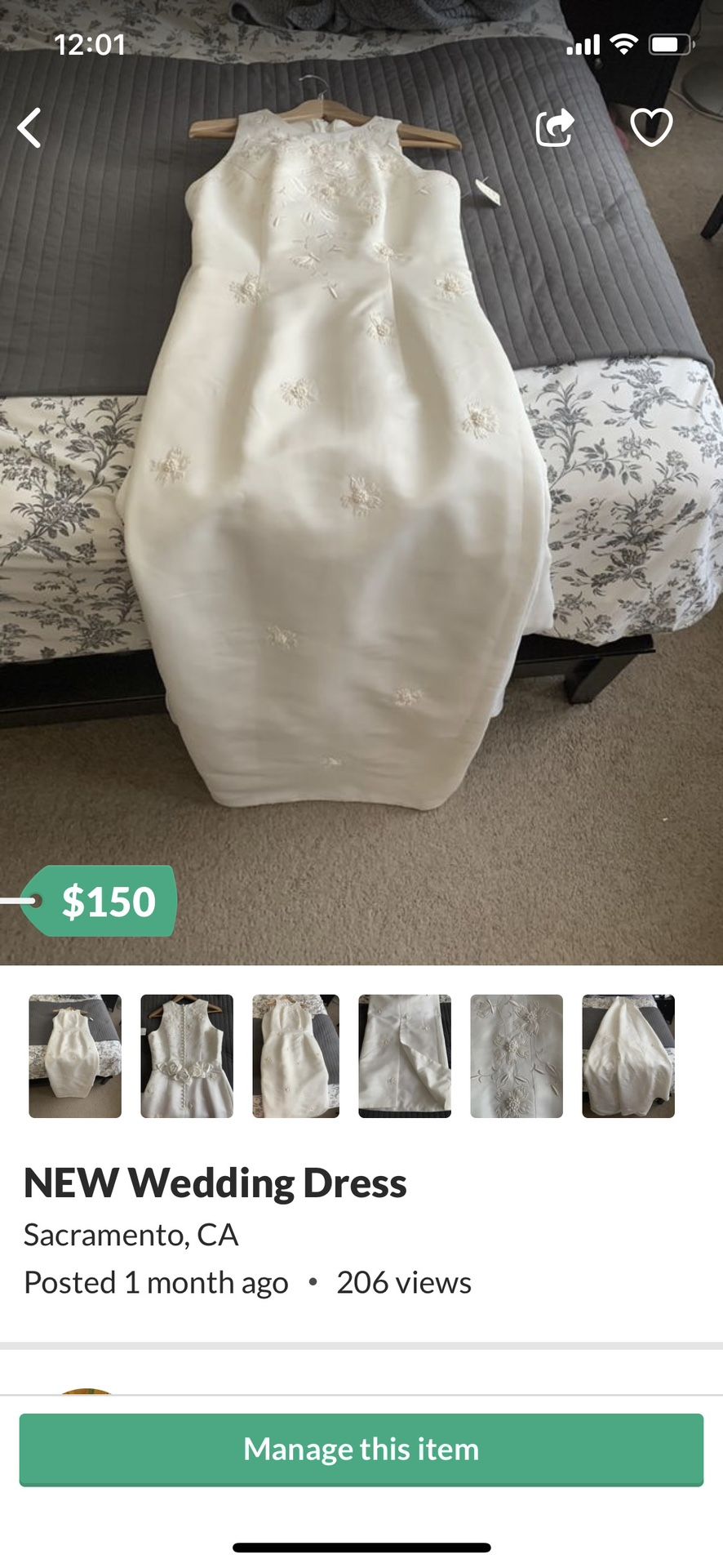 WEDDING DRESS (NEW)