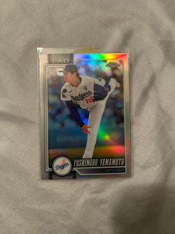 2026 Topps Chrome Yoshinobu Yamamoto Refractor #75 Dodgers SP