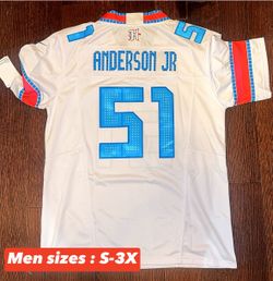 Anderson Jr #51 Football Jersey White