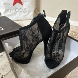 Black Heels Bebe 7