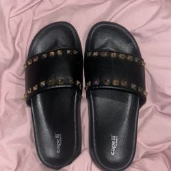 Capelli New York Studded Slides/Sandals