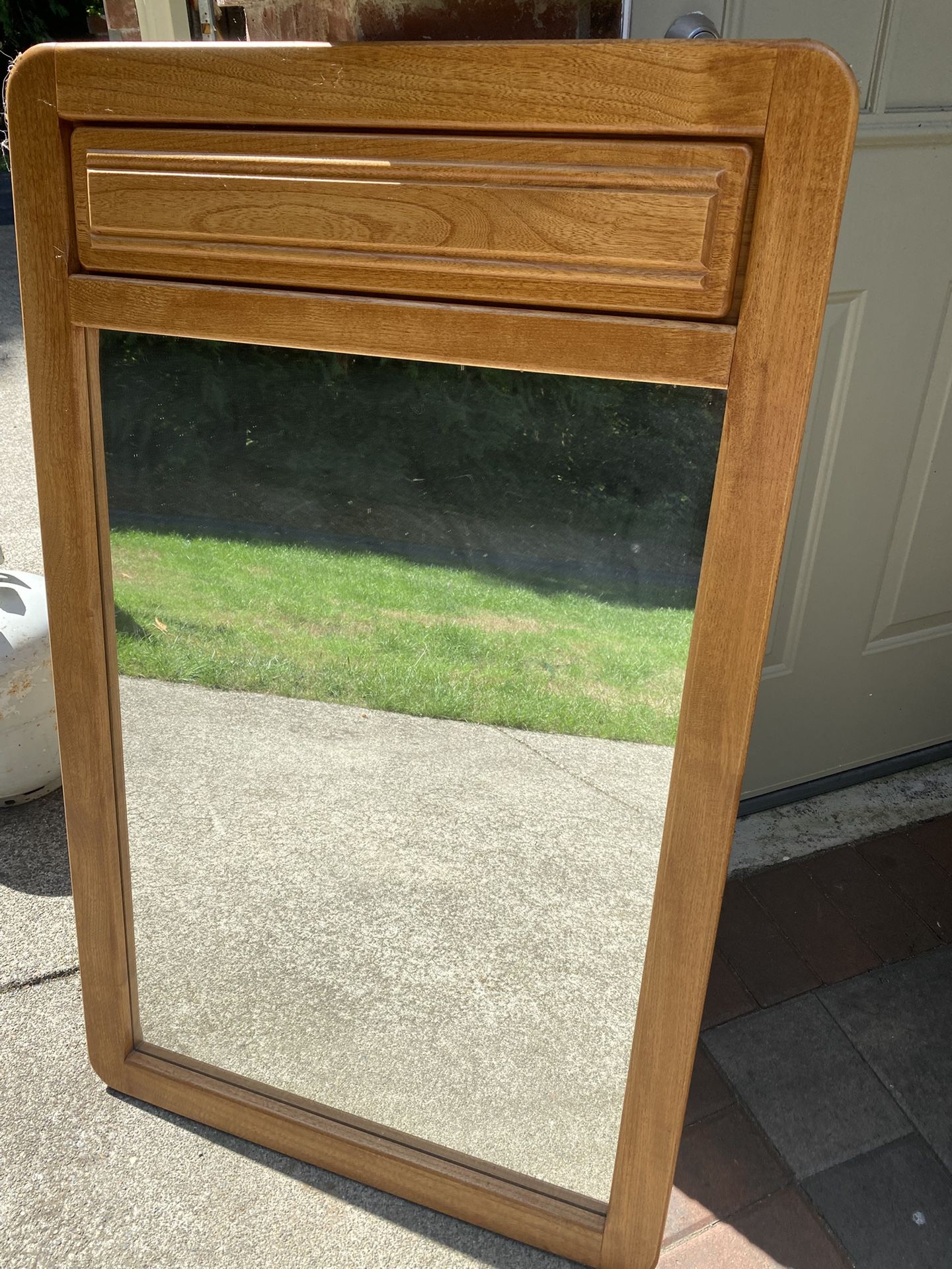 Oak Mirror 27.5x44”