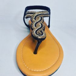 Astrid NG82 Women’s Elastic Strappy Flat Thong Sandals