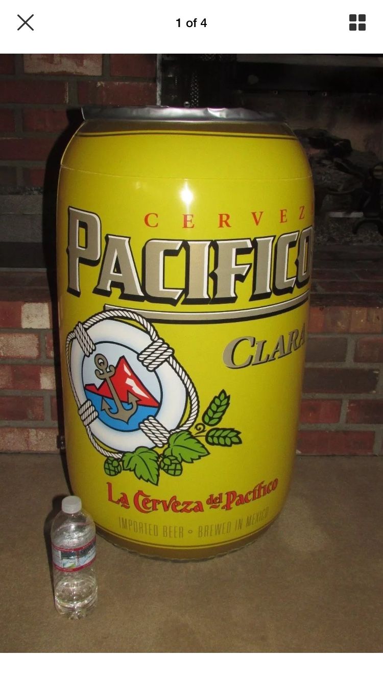 Huge Pacifico beer can Inflatable Sign.
