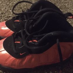 Orange Black Penny Foams Sz 6c Boys 