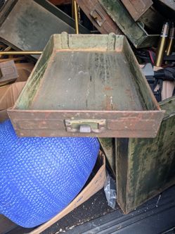 Metal industrial drawers