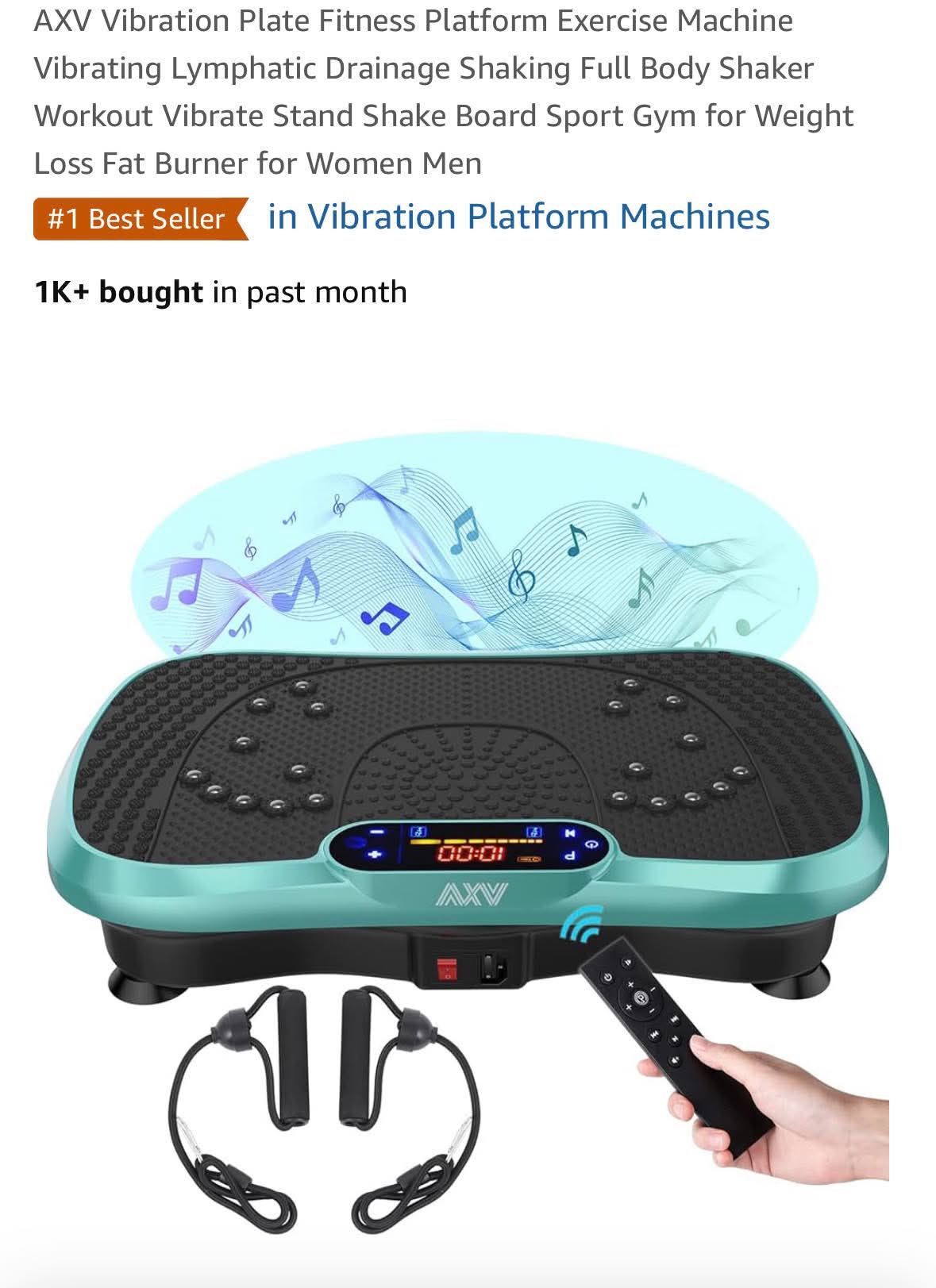 AVX Vibration Plate Fitness Platform Exercise Machine
