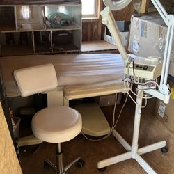 Electric Spa Bed With Remote, stool and steamer included