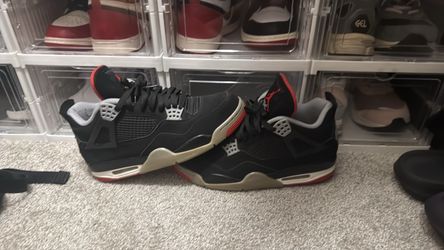 Bred jordan 4 2018 size 10