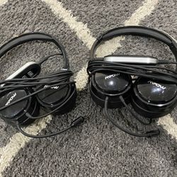 Noise Cancelling Headset With Mic - 2 Pack 