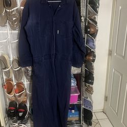 Thick Blue FRC Coverall Size Large
