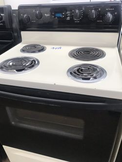 Whirlpool Bisque Color Electric Coil Stove