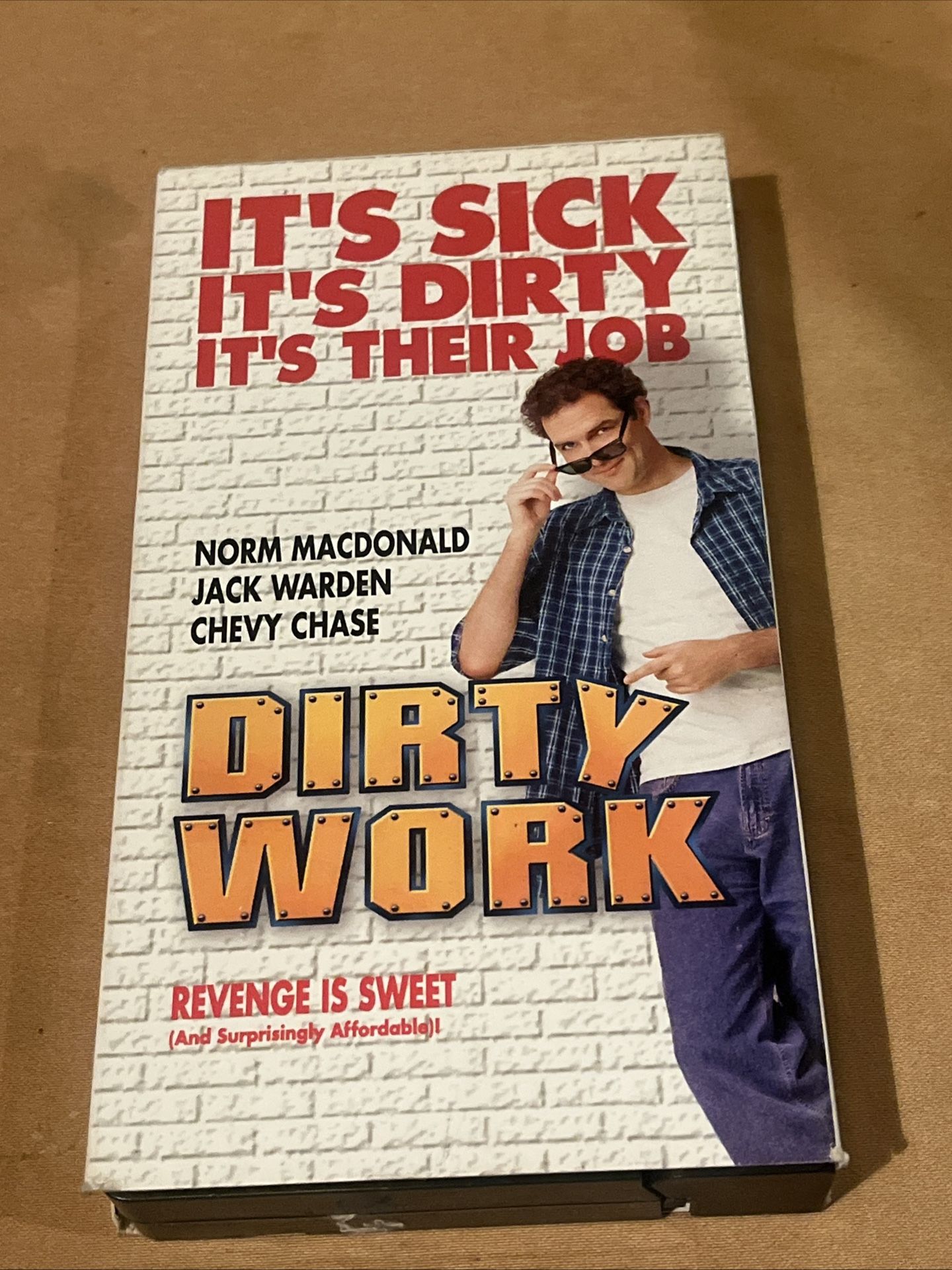 Dirty Work Chevy Chase Comedy Movie Vintage 1998 VHS Tape