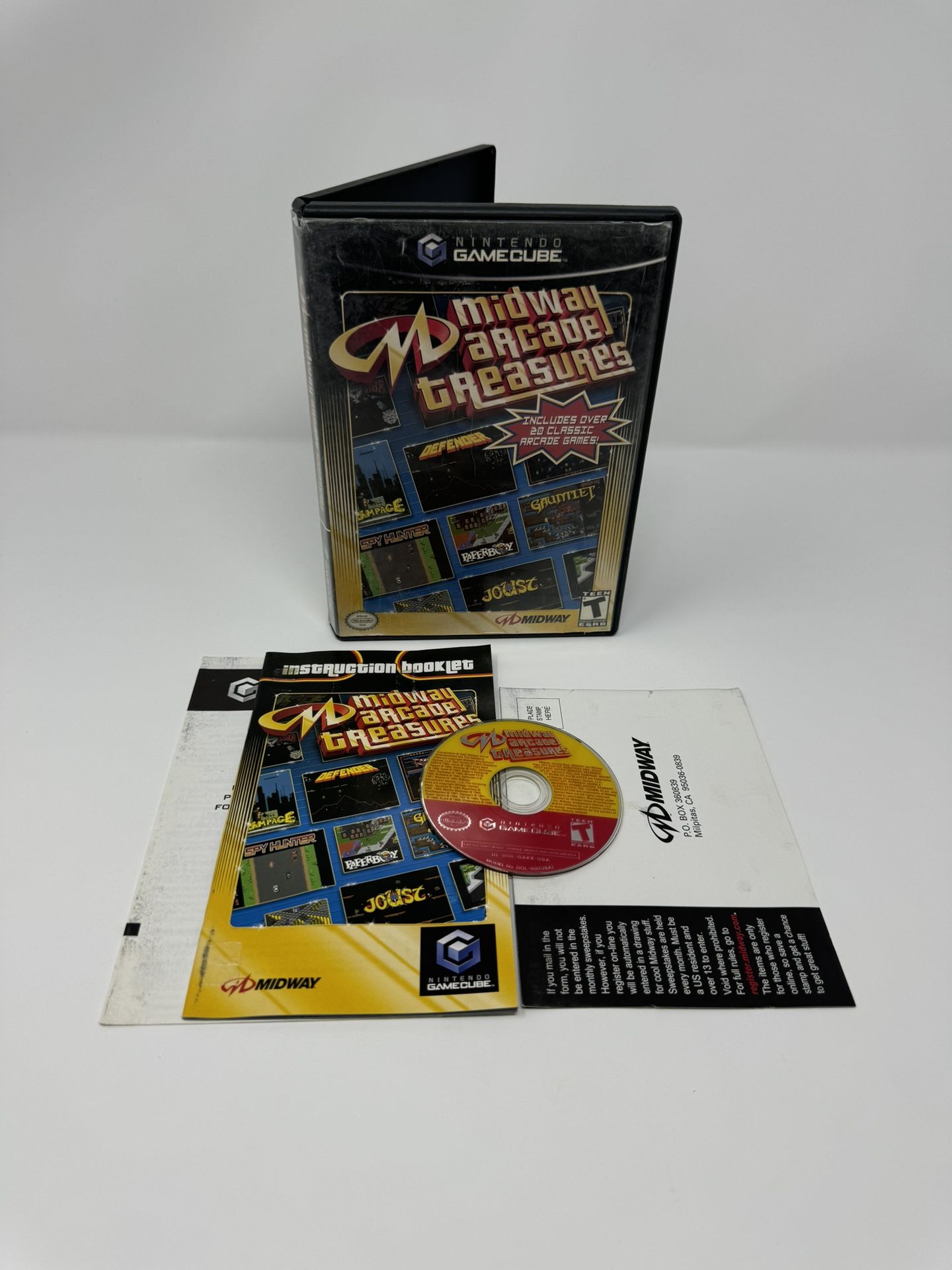 Midway Arcade Treasures No Scratches Nintendo GameCube GAME