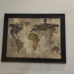 World Map Picture From American Signature 