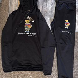 Men Polo Sweatsuits Size Large Xl 2x 3x (pullover ) 