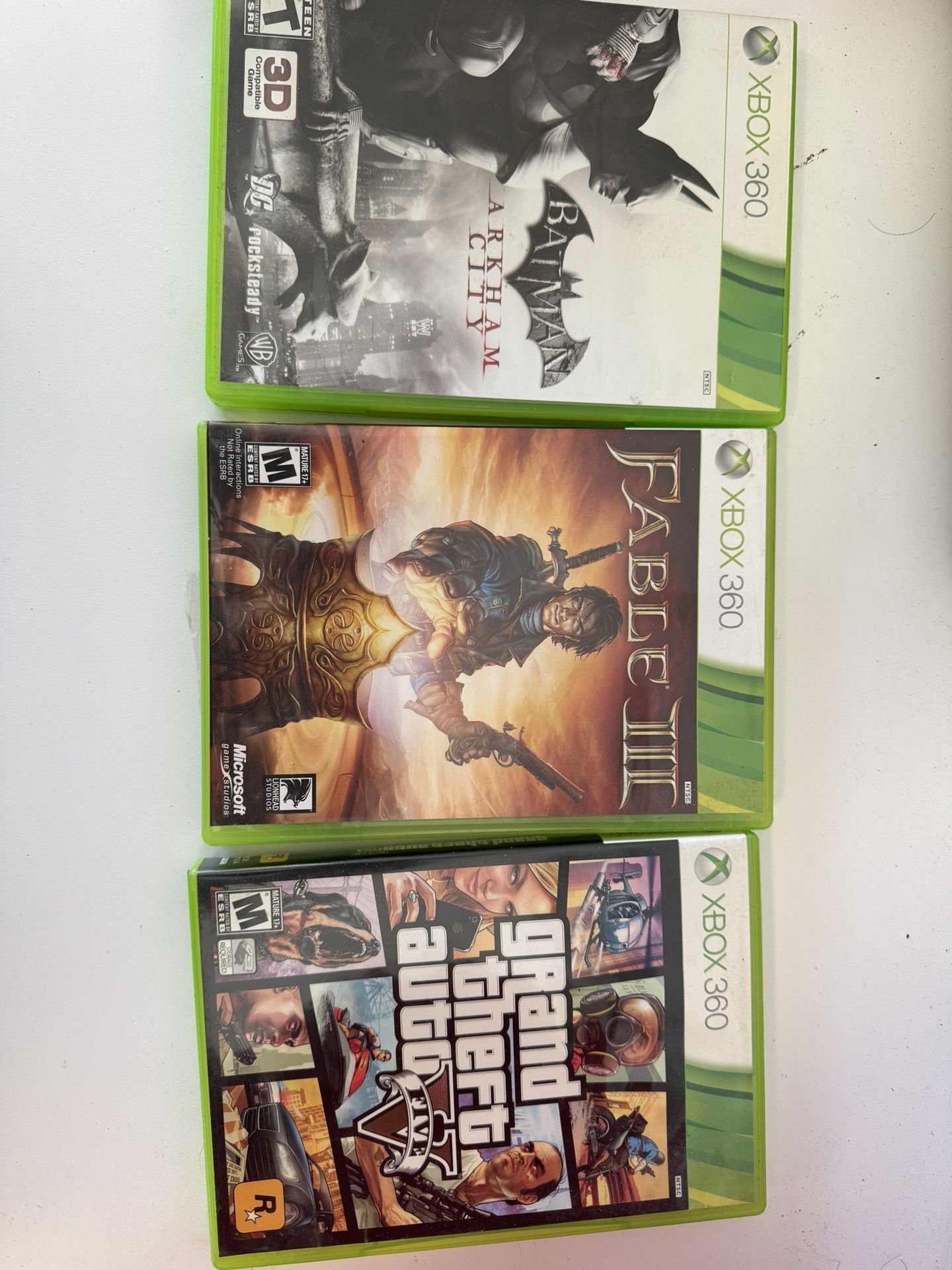 Xbox 360 Games Lot 