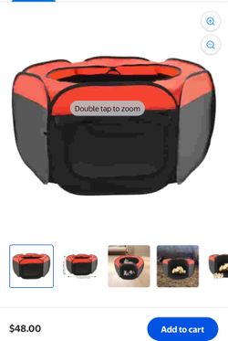 Portable dog playpen