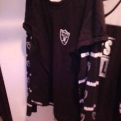 Reebok Womans Long Sleeve Raiders Shirt 