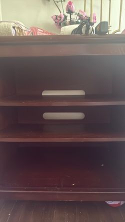 3 Shelf Wood Cabinet