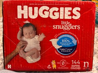 Huggies Little Snugglers Newborn Diapers OBO