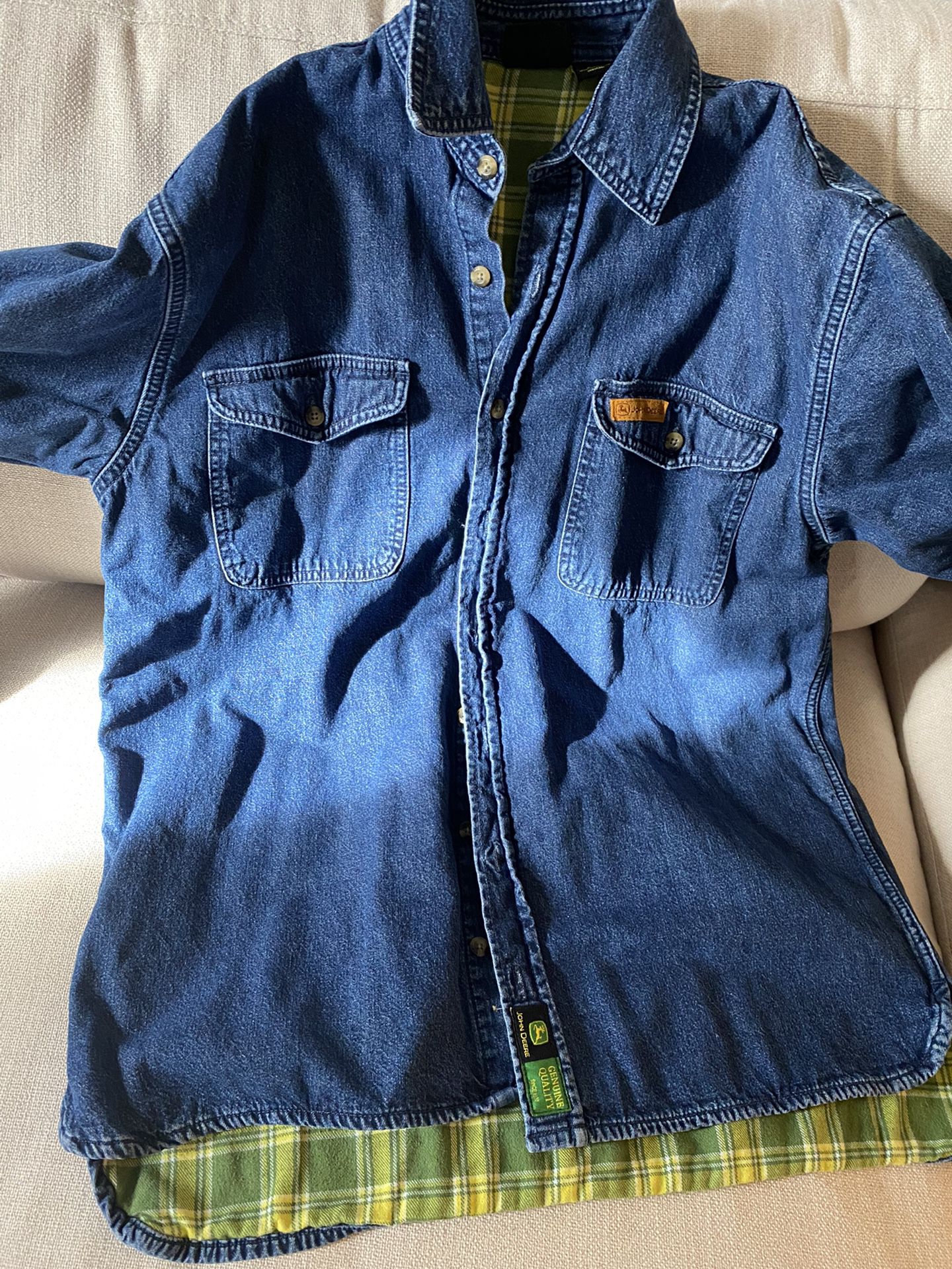Vintage John Deere Jean Shirt jacket 