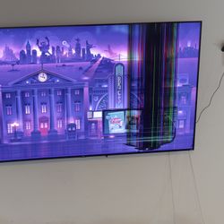 Roku 70 inch TV (cracked screen)
