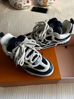 Louis Vuitton LV Skate Sneakers – White/Navy – Excellent Condition