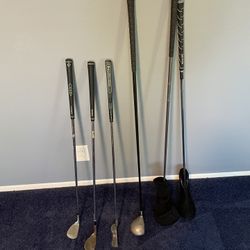 Lot If 6 Gold Clubs (Taylormade)