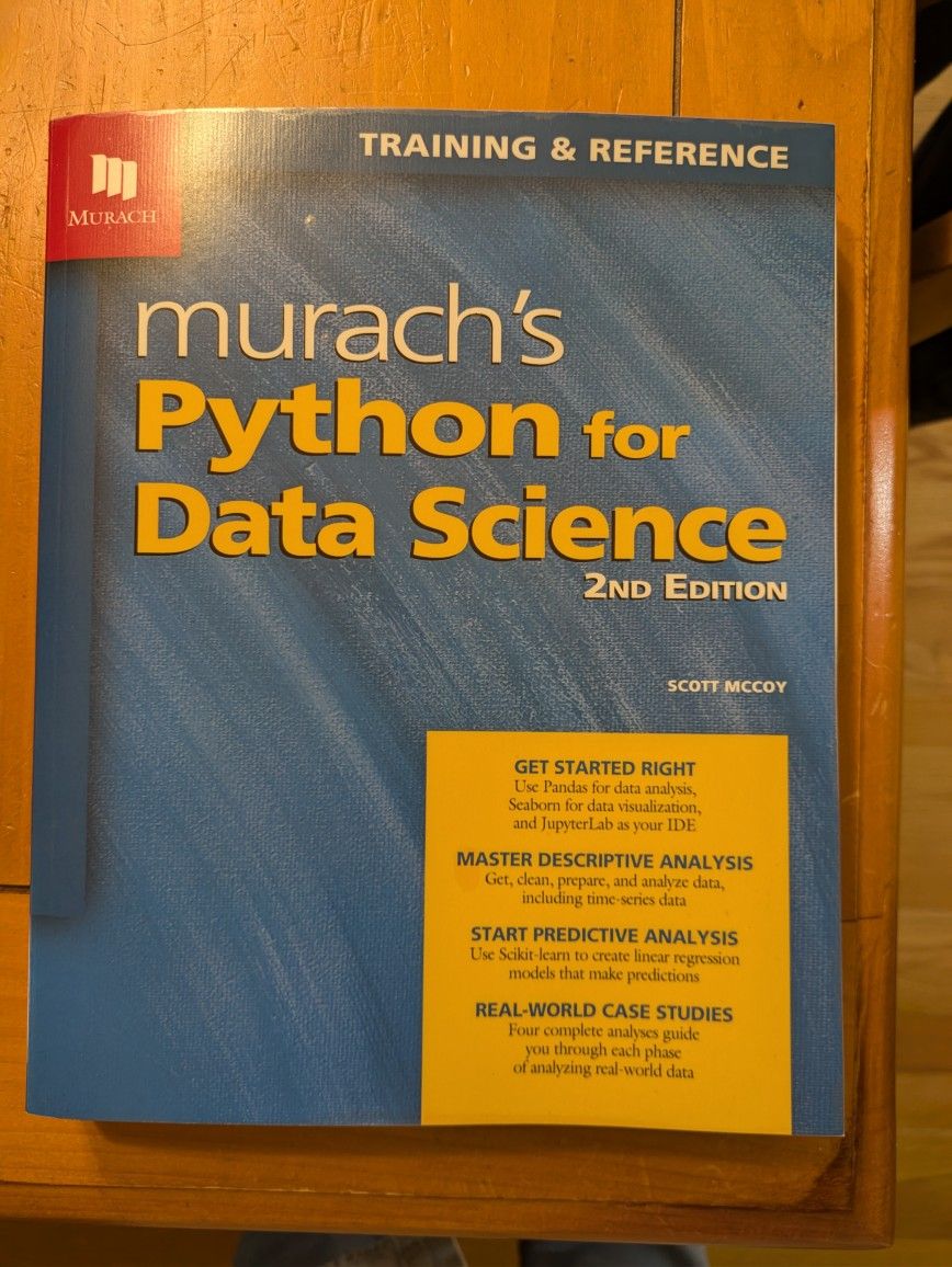 Murach's Python for Data Science - New