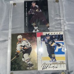 Hockey Autographed Cards