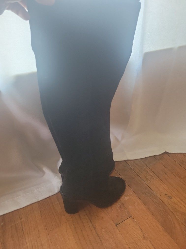 Women Long Black Boots