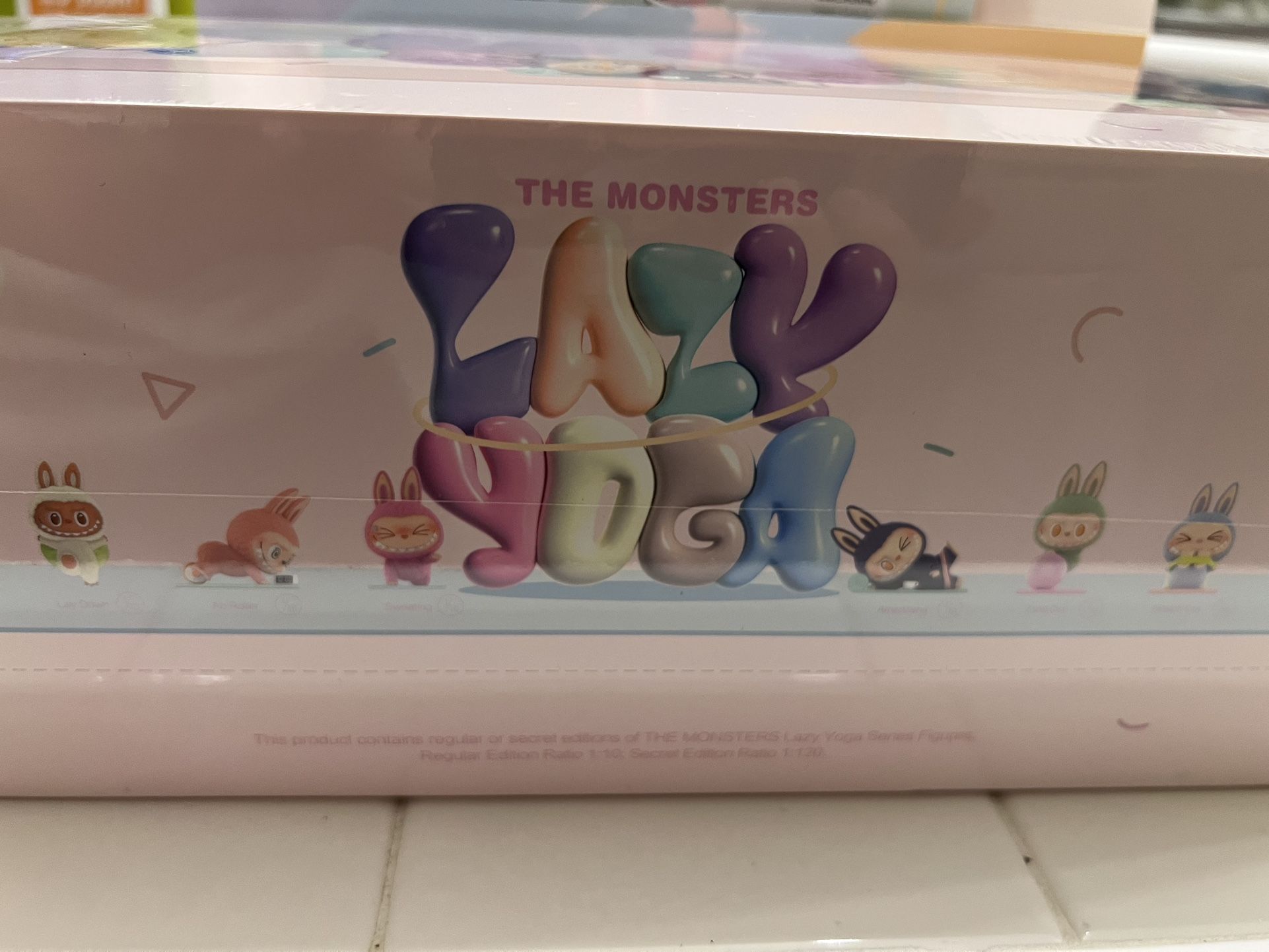 POP MART THE MONSTERS Lazy YOGA Series Blind Box One Set (10pcs)