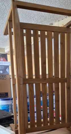 Acacia wood bench for 2